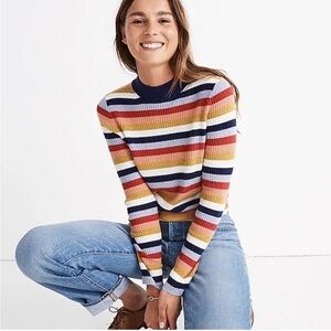 Madewell Mockneck Pullover Sweater